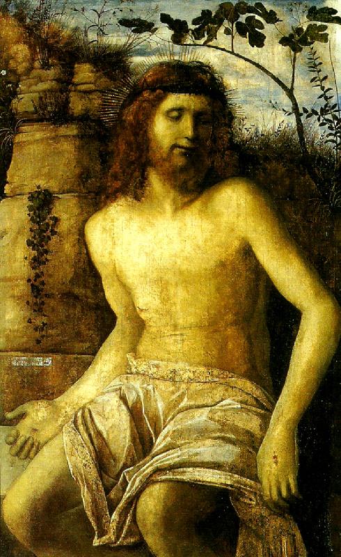Giovanni Bellini den tornekronte kristus oil painting image